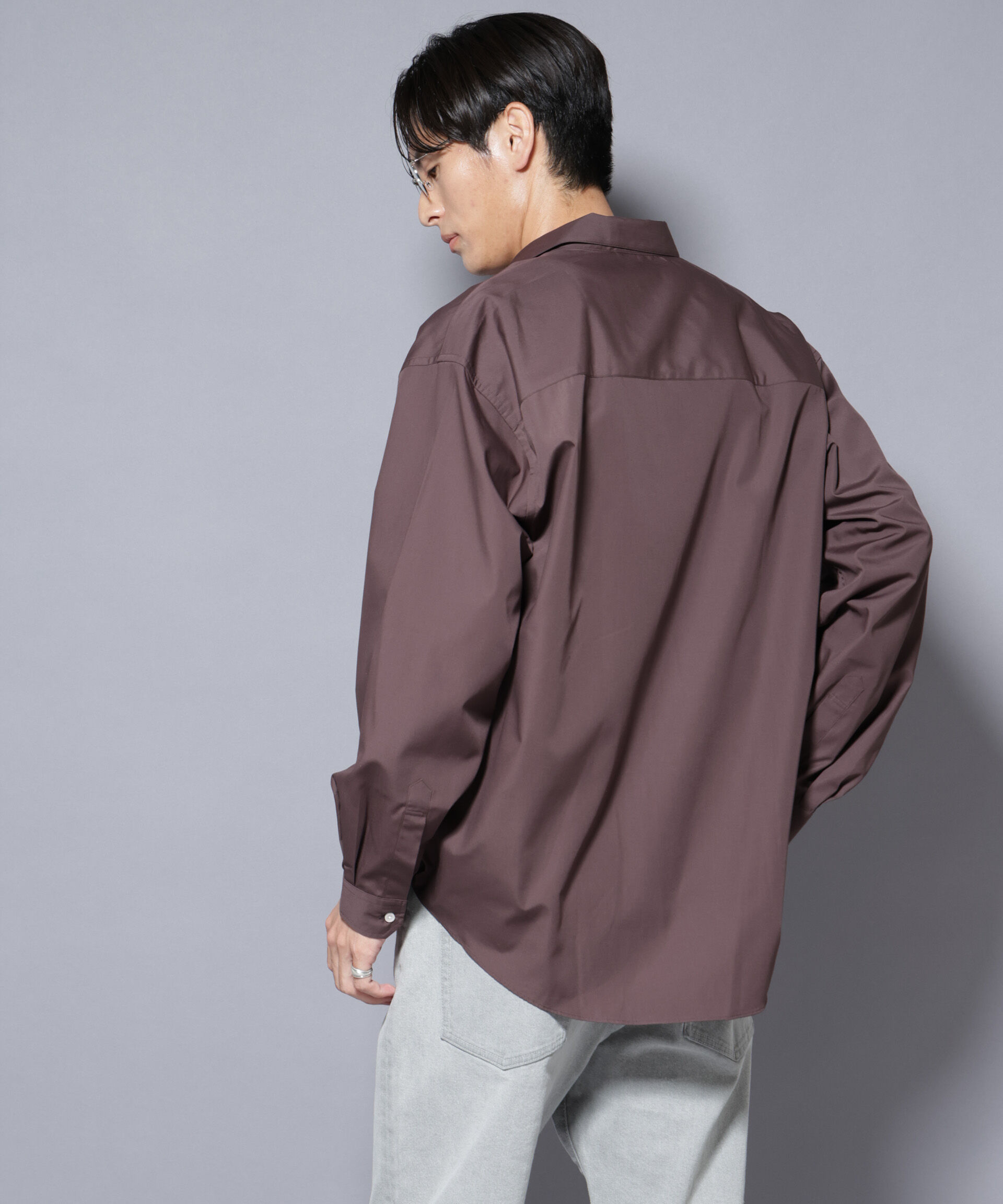 nano･universe「「大人のワイドシャツ」レギュラーカラー 長袖」|シャツ・ブラウス|