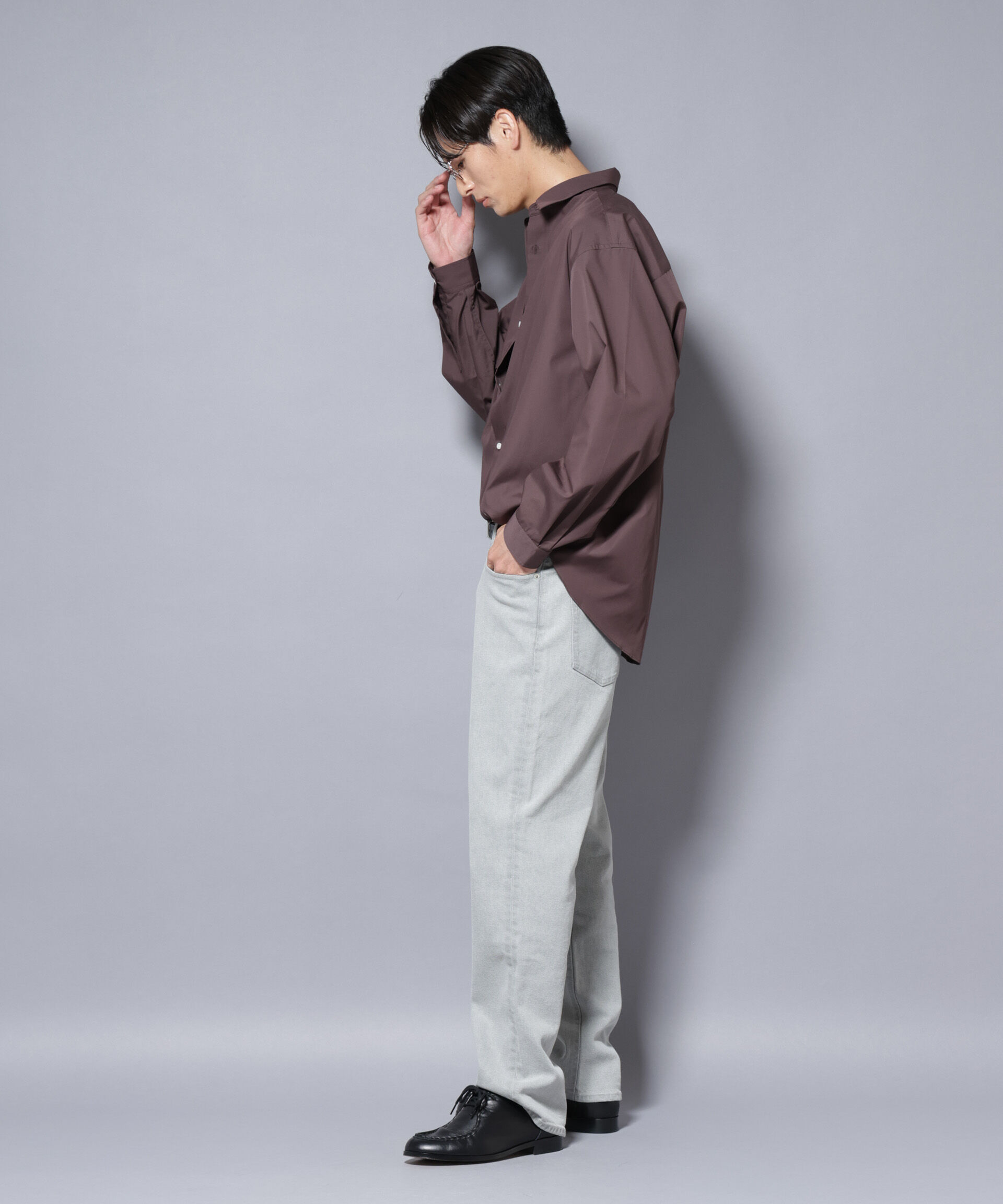 nano･universe「「大人のワイドシャツ」レギュラーカラー 長袖」|シャツ・ブラウス|