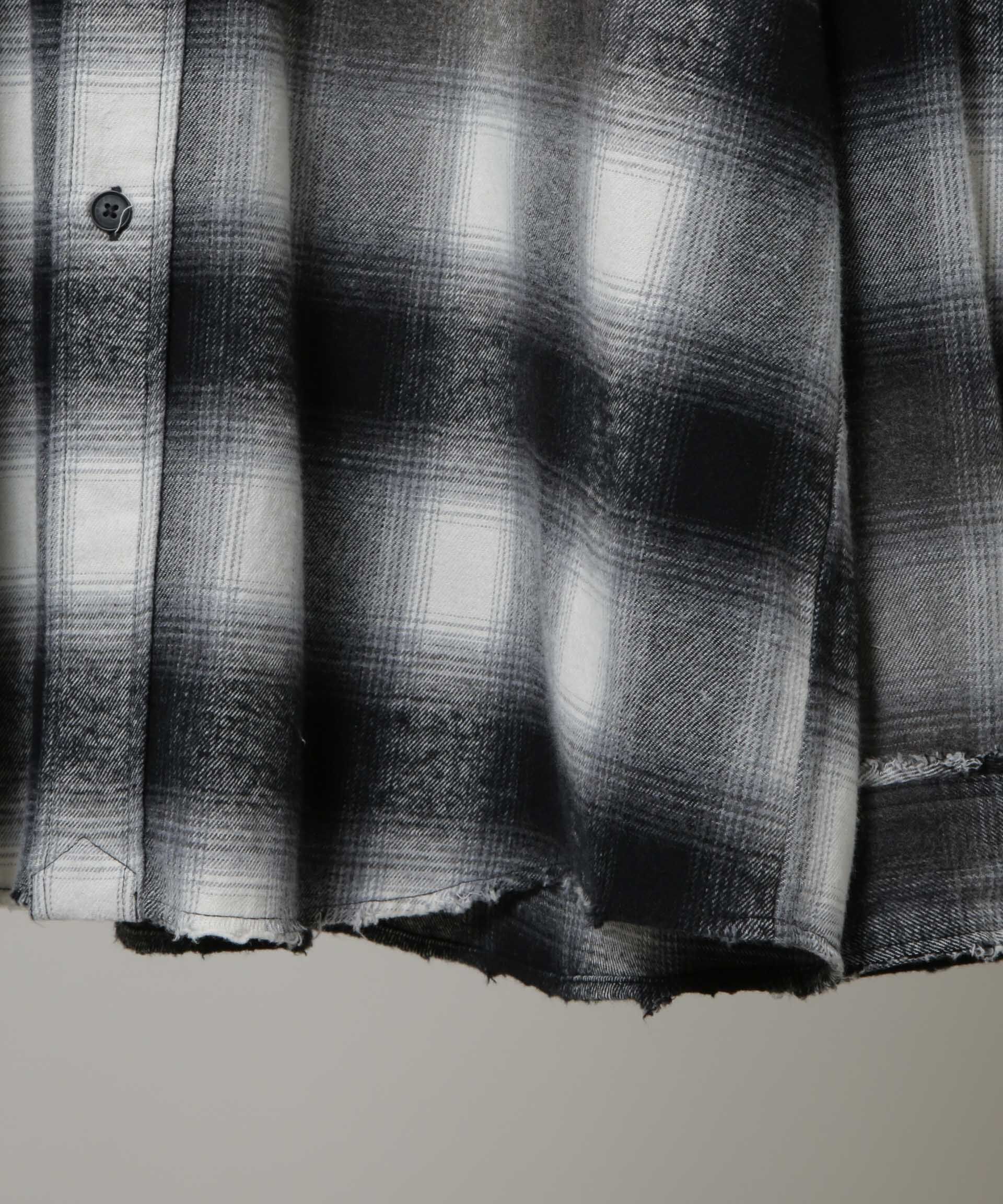 nano･universe「｢HOTEL PALACE｣ ヴィンテージライクオンブレチェックネルシャツ」|シャツ・ブラウス|