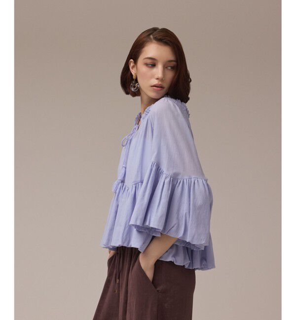 GRACE CONTINENTAL「バルーンカフタントップ」|シャツ・ブラウス|