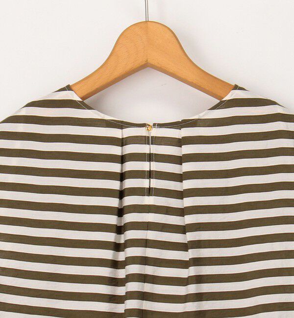 NOLLEY'S「《セットアップ対応》ドビーボーダータックブラウス」|シャツ・ブラウス|