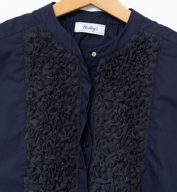 NOLLEY'S「フレンチスリーブフリルブラウス」|シャツ・ブラウス|