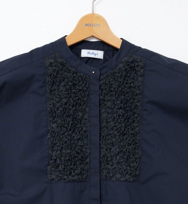 NOLLEY'S「フレンチスリーブフリルブラウス」|シャツ・ブラウス|