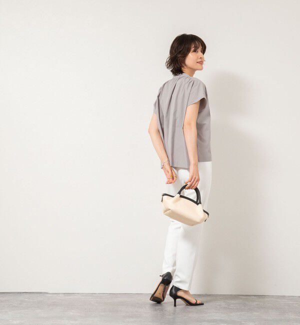 NOLLEY'S「フレンチスリーブフリルブラウス」|シャツ・ブラウス|