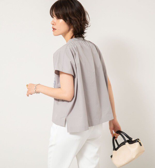 NOLLEY'S「フレンチスリーブフリルブラウス」|シャツ・ブラウス|