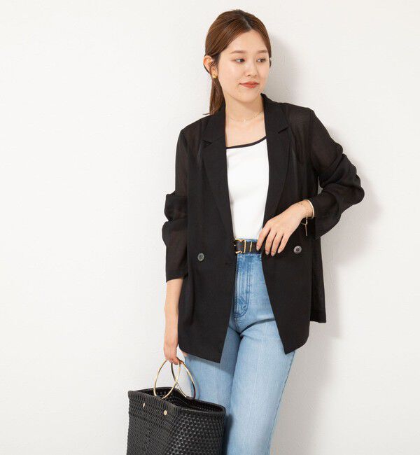 NOLLEY'S「テレコ配色タンクトップ」|タンクトップ|