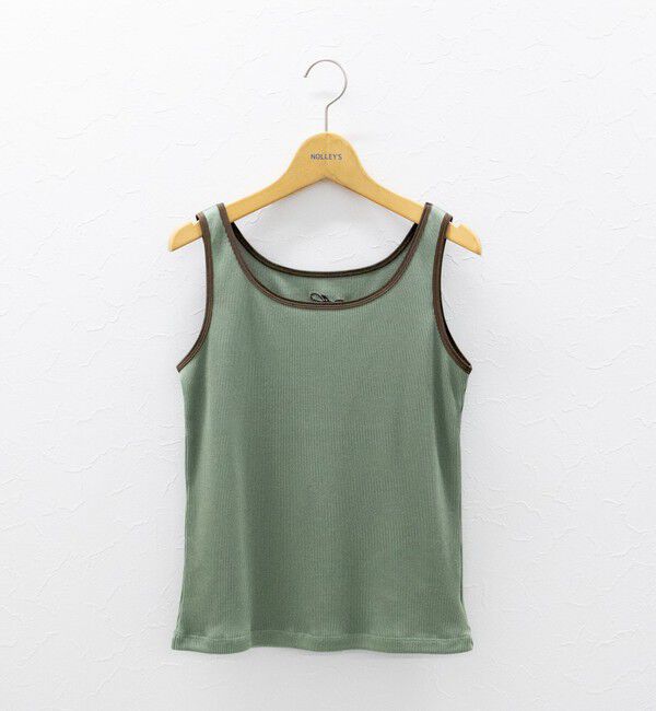 NOLLEY'S「テレコ配色タンクトップ」|タンクトップ|
