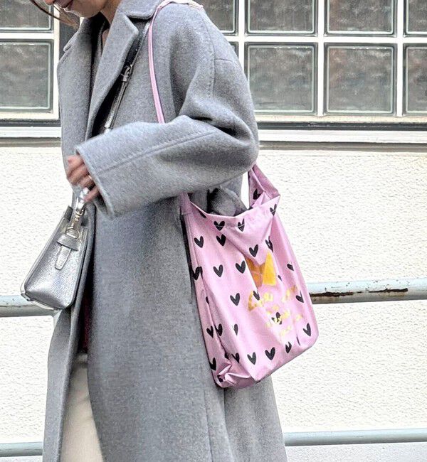 grace grace「【grace grace/グラスグラス】ハートアイサブバッグ」|エコバッグ|
