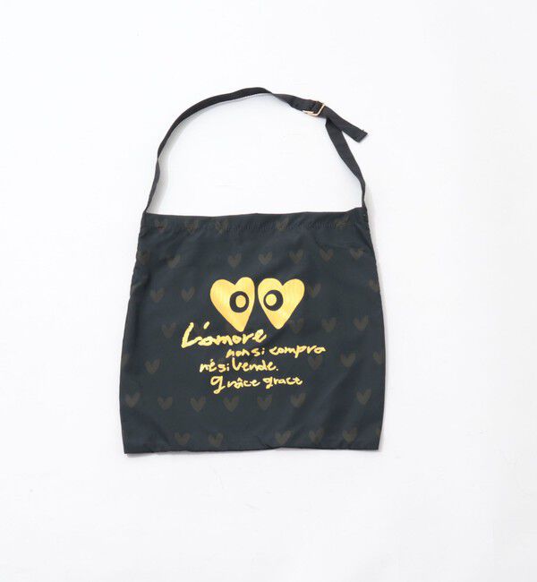 grace grace「【grace grace/グラスグラス】ハートアイサブバッグ」|エコバッグ|