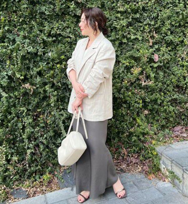 NOLLEY'S「ウォッシャブルセルロースバイヤススカート」|スカート|