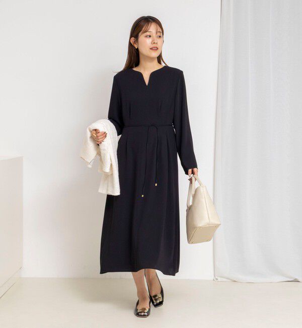 NOLLEY'S「ウォッシャブルウエストタックワンピース」|ワンピース|