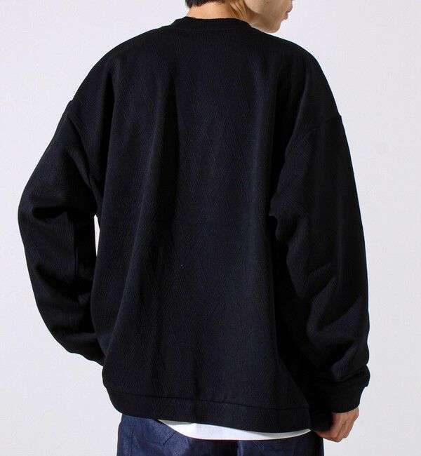 GLOSTER「【カーディガン＋ロンT セットアイテム】ふくれジャガード カーデアンサンブル」|カーディガン|