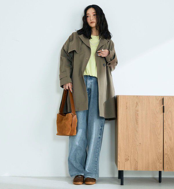 fredy emue「ミドル丈オーバートレンチコート」|トレンチコート|
