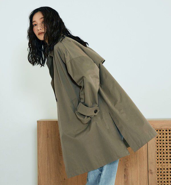 fredy emue「ミドル丈オーバートレンチコート」|トレンチコート|