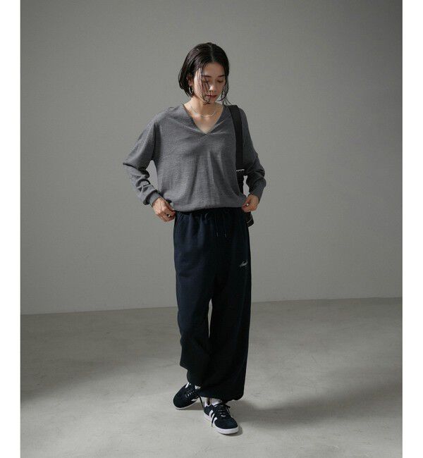 SALON adam et rope'「ウォッシャブルウールVネックプルオーバー」|ニット・セーター|