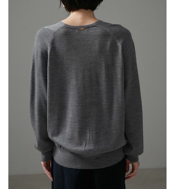 SALON adam et rope'「ウォッシャブルウールVネックプルオーバー」|ニット・セーター|