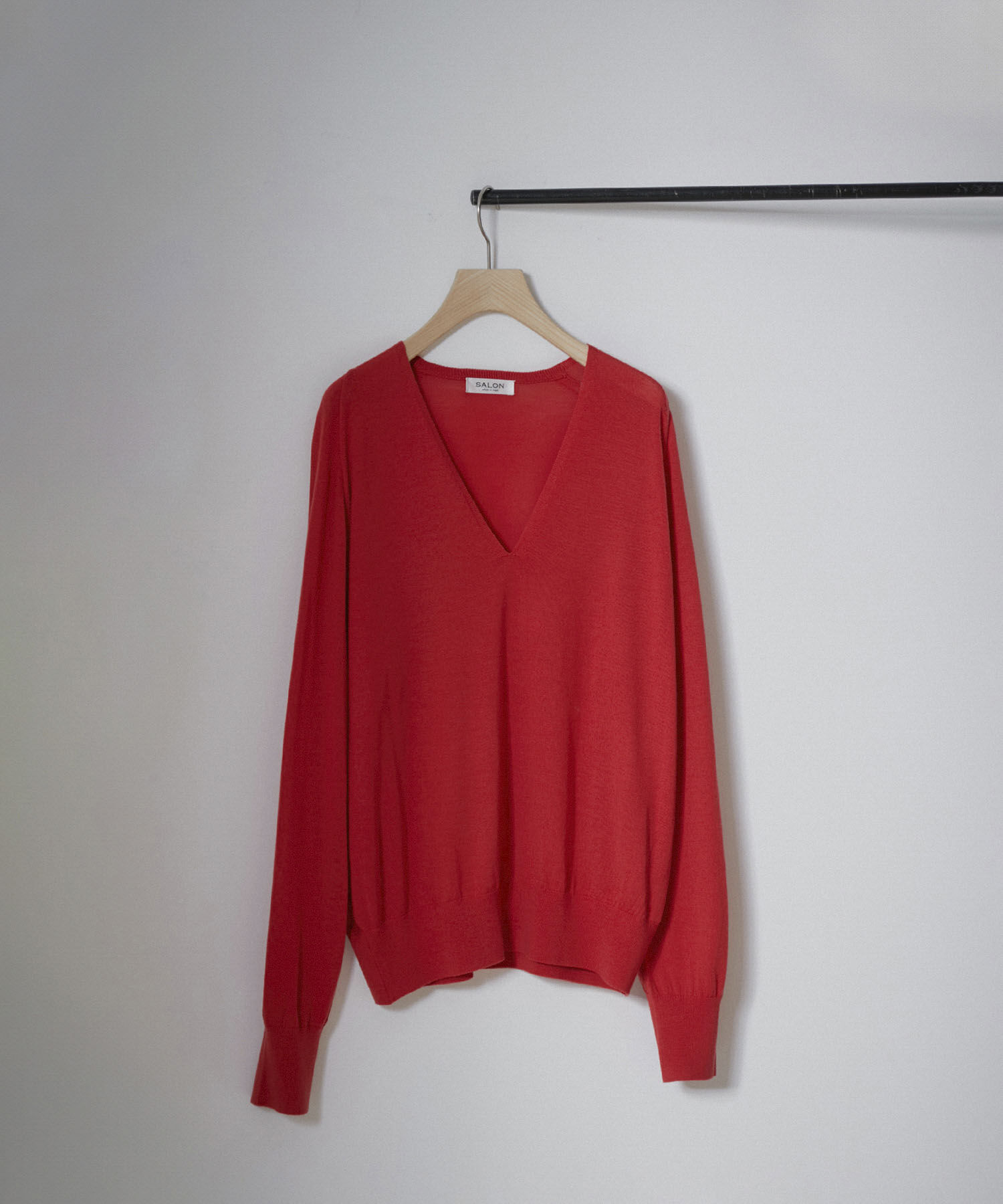 SALON adam et rope'「ウォッシャブルウールVネックプルオーバー」|ニット・セーター|