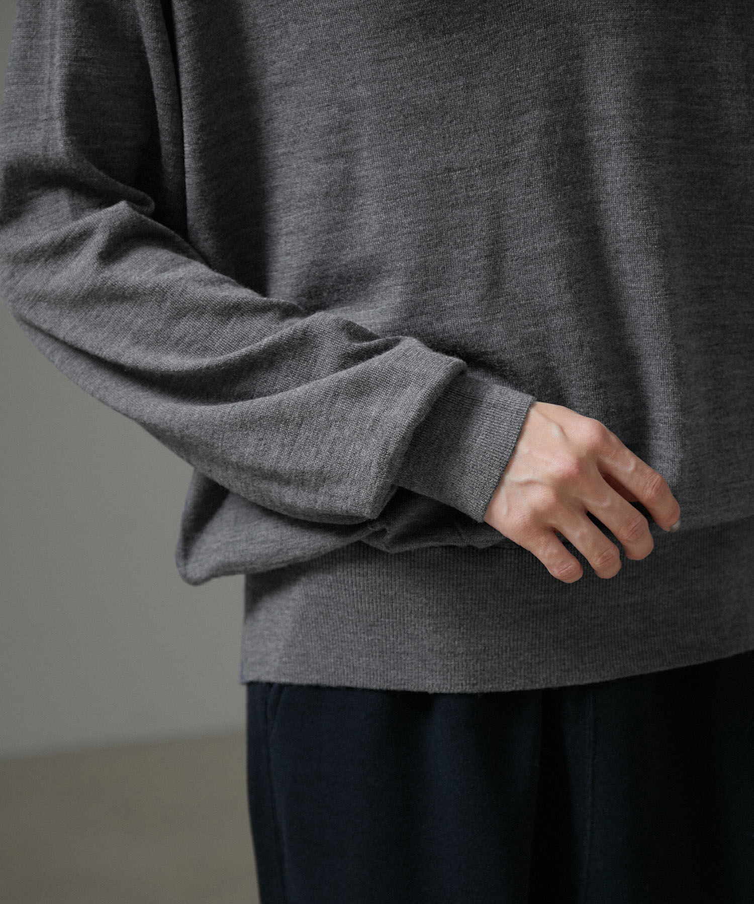 SALON adam et rope'「ウォッシャブルウールVネックプルオーバー」|ニット・セーター|