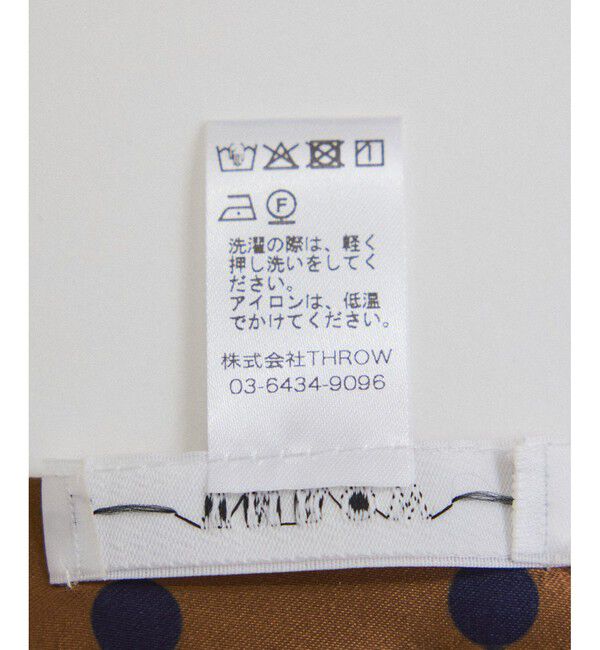 SALON adam et rope'「【THROW（スロー）】MAISIE_Scrunchie Scarf Dot」|バンダナ・スカーフ|