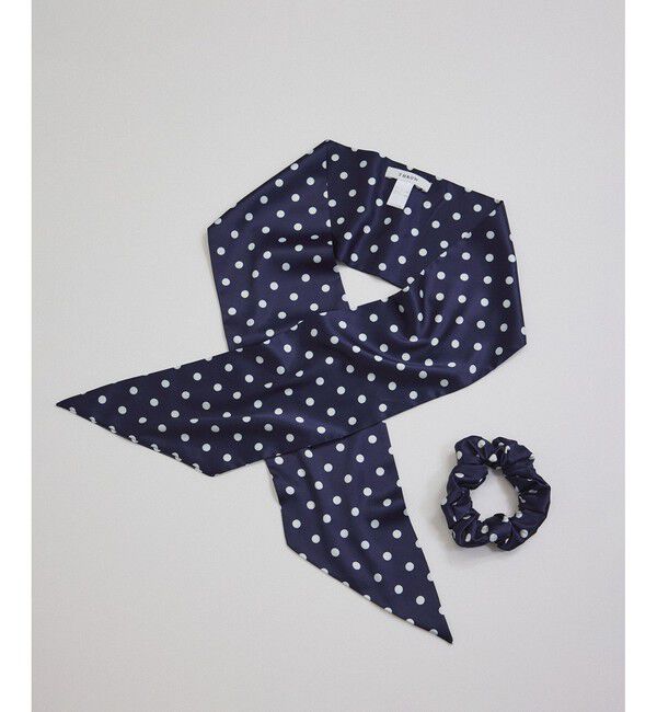 SALON adam et rope'「【THROW（スロー）】MAISIE_Scrunchie Scarf Dot」|バンダナ・スカーフ|コンサブ