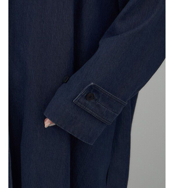 SALON adam et rope'「デニムテントシルエットステンカラーコート」|ステンカラーコート|