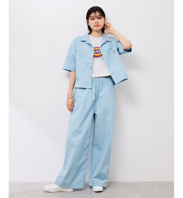 Rope&rsquo;Picnic「【Dickies】コットンダンプクロップドシャツ」|シャツ・ブラウス|