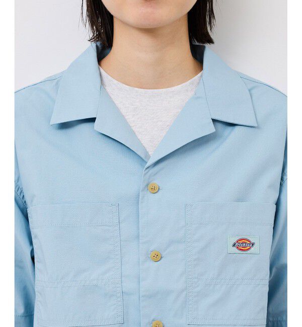 Rope&rsquo;Picnic「【Dickies】コットンダンプクロップドシャツ」|シャツ・ブラウス|