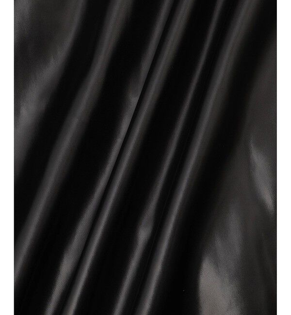 ADAM ET ROPE'「レザーライクサテンブルゾン」|ブルゾン・スタジャン|