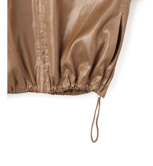 ADAM ET ROPE'「レザーライクサテンブルゾン」|ブルゾン・スタジャン|