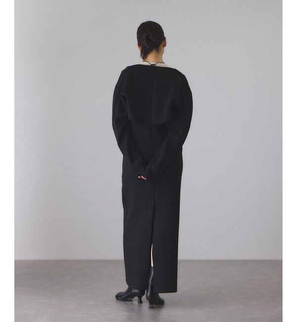 ADAM ET ROPE'「フォルムカーディガンセットワンピース」|ワンピース|