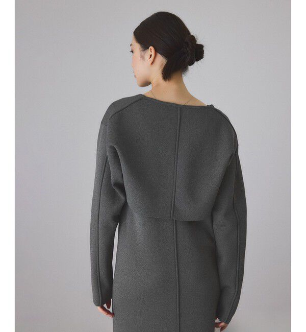 ADAM ET ROPE'「フォルムカーディガンセットワンピース」|ワンピース|