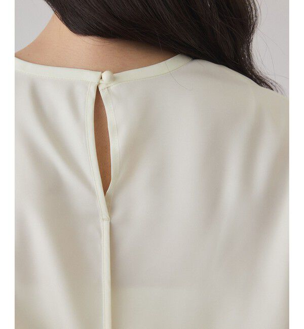 ADAM ET ROPE'「フィブリルロンTEEスカーフブラウス」|シャツ・ブラウス|