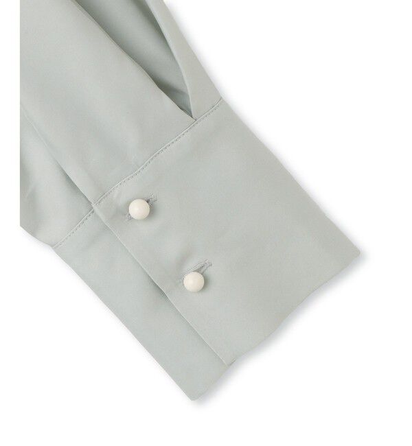 ADAM ET ROPE'「フィブリルロンTEEスカーフブラウス」|シャツ・ブラウス|