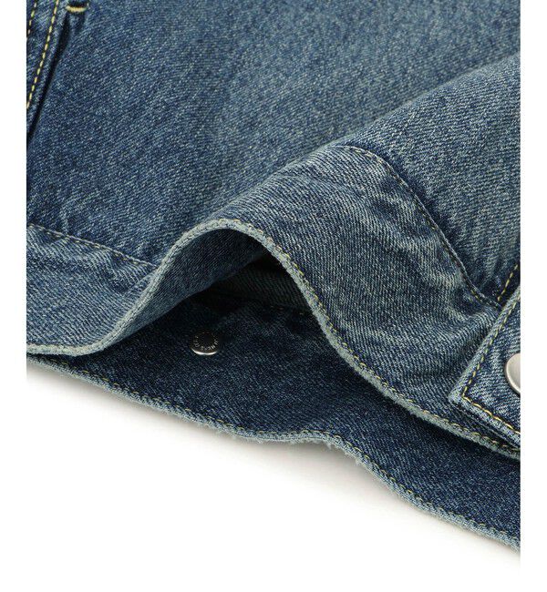 ADAM ET ROPE'「【WEB限定】スタンドネックデニムジャケット」|デニムジャケット|