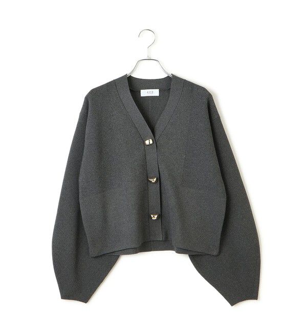 ADAM ET ROPE' セレクトネックBIGカーディガン グレー 楽天市場】【WEB限定】・【サステナブル】セレクトネックBIG釦