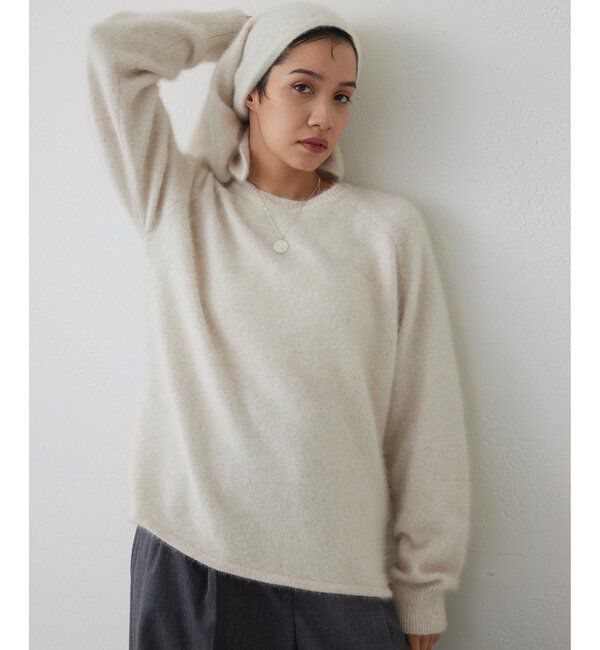 THE PAUSE「【THE PAUSE】ファーニットスカーフSET プルオーバー」|ニット・セーター|