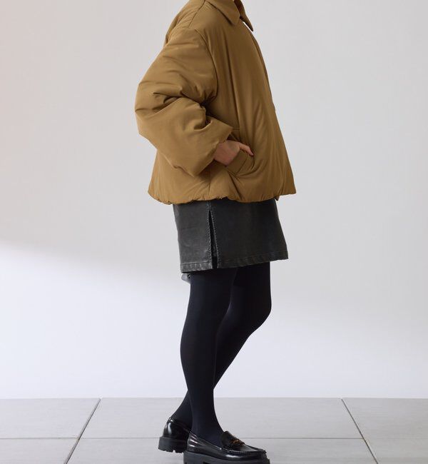  「【洗えるコート/500g】ウォッシャブル中綿ジャケット」|その他|