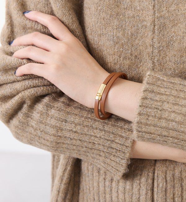  「ダブルラップレザーブレスレット」|ブレスレット・バングル|