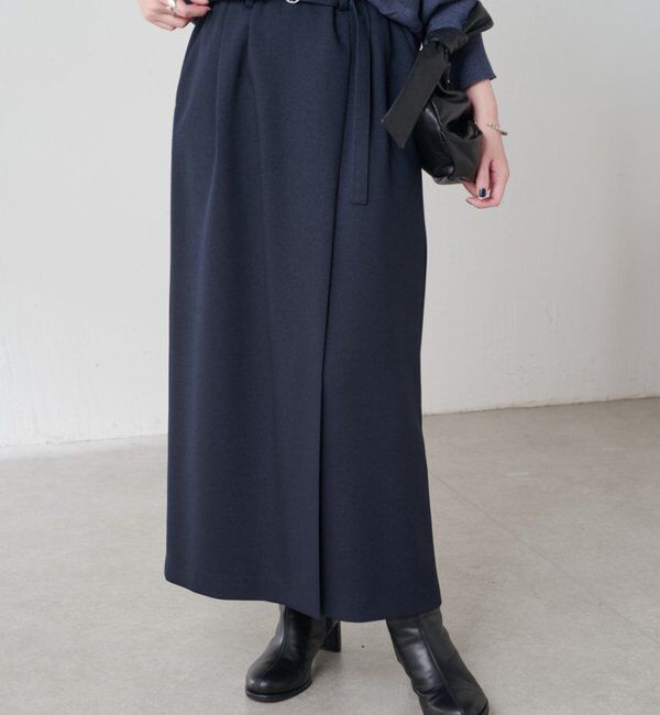  「ウールライクベルテッドスカート」|スカート|