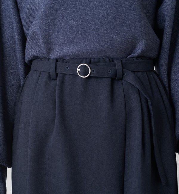  「ウールライクベルテッドスカート」|スカート|