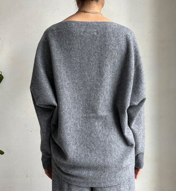  「メリノウール100%ボートネック」|ニット・セーター|