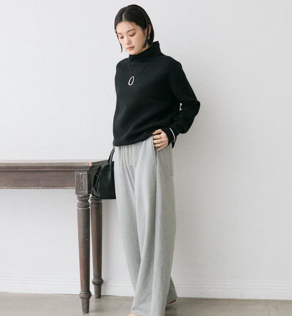  「【リラックスした履き心地】裏起毛スウェットパンツ」|チノ|