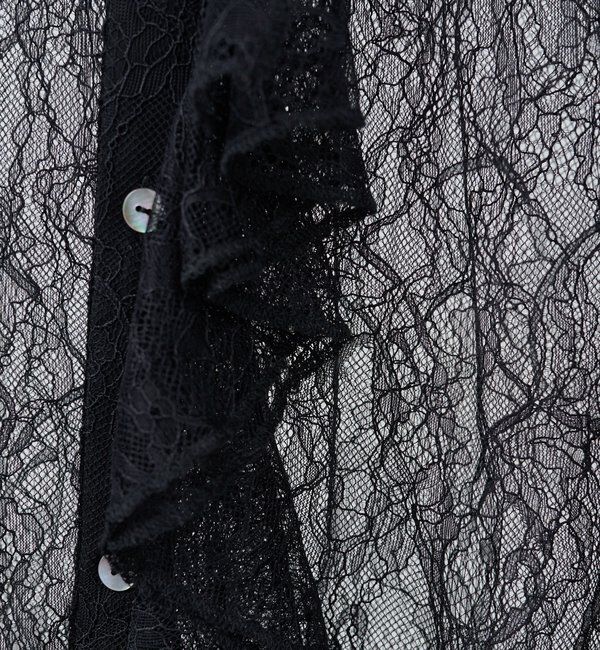  「シアーレースフリルブラウス」|シャツ・ブラウス|