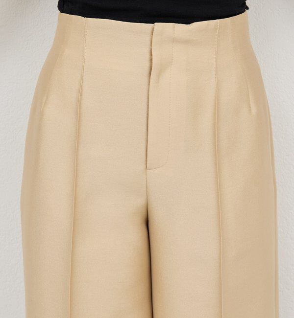  「【セットアップ対応】シルキーダブルクロスパンツ」|チノ|