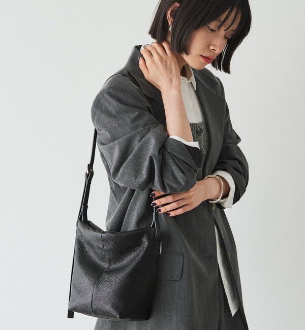  「【再値下げ】レザーミニショルダーバッグ」|ショルダー・メッセンジャー|