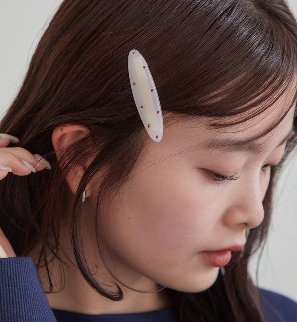  「ミニストーン ヘアピン」|その他|アイボリー