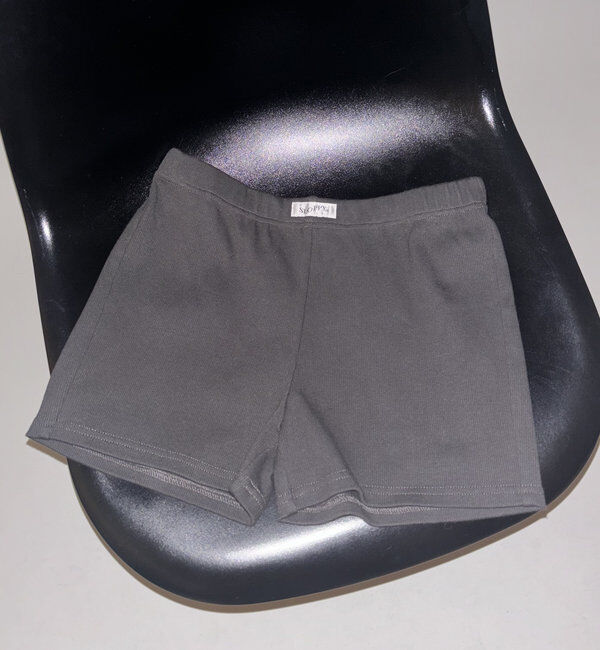  「【SLOPPY】 RIBBED SHORTS/リブショートパンツ」|チノ|