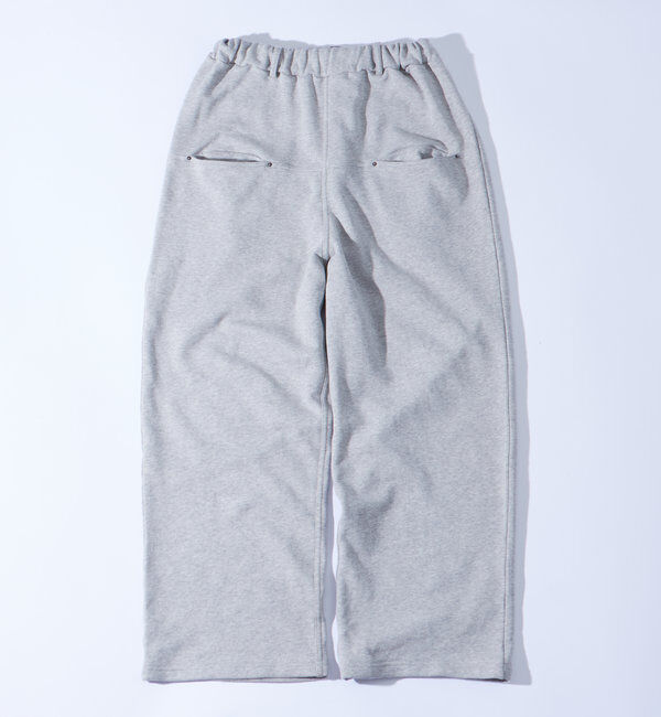  「【低身長・高身長対応】SLASH POCKET SWEAT EASY PANTS」|チノ|
