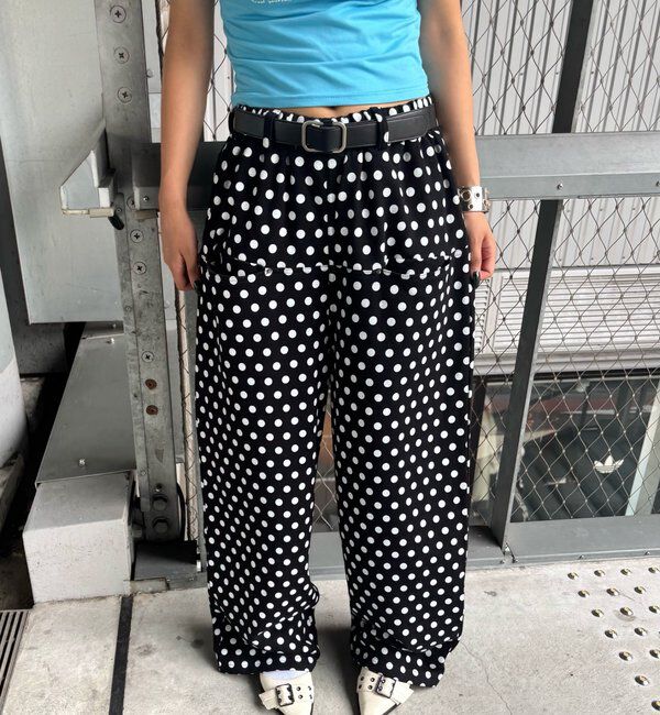  「【低身長・高身長対応】SLASH POCKET SWEAT EASY PANTS」|チノ|