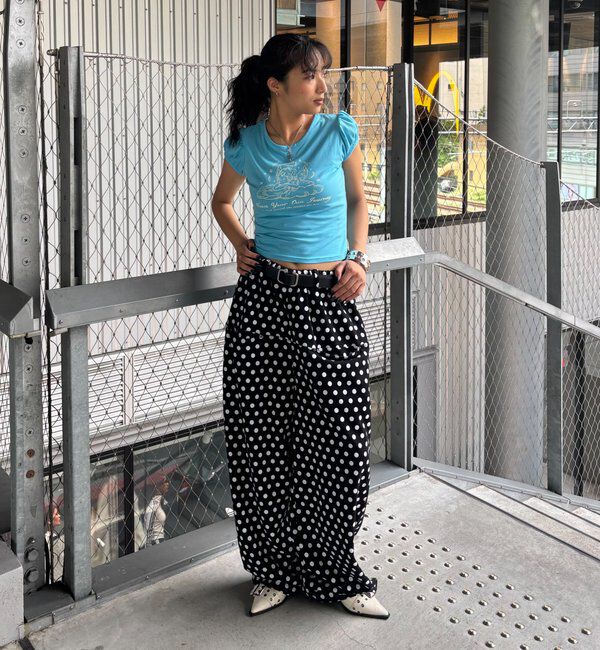  「【低身長・高身長対応】SLASH POCKET SWEAT EASY PANTS」|チノ|